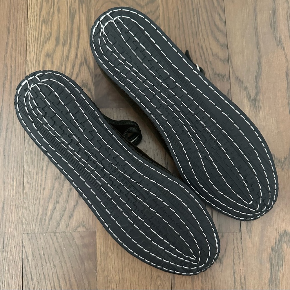NWT ViBi Venezia Women's Mary Jane Velvet Ballet Flats Bottiglia Olive 40 EU, 10 - Picture 5 of 8